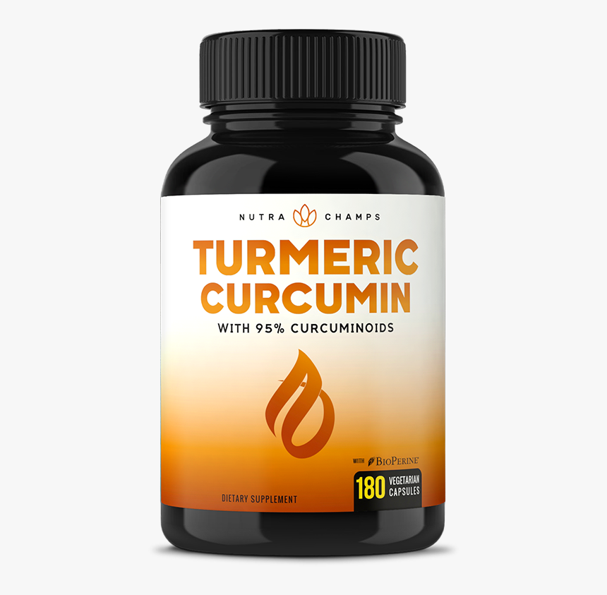 Nutrachamps Turmeric Curcumin With Bioperine 1500mg - Curcumin, HD Png Download