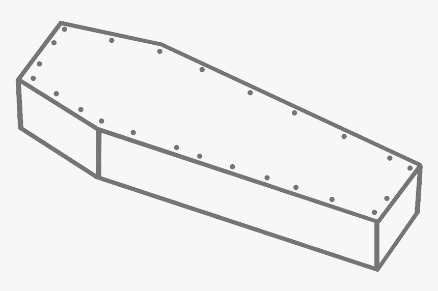 Coffins Black And White, HD Png Download