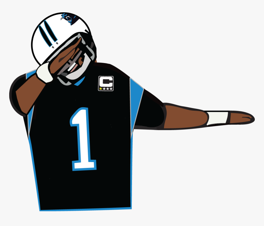 Cam Newton Dab Png - Illustration, Transparent Png
