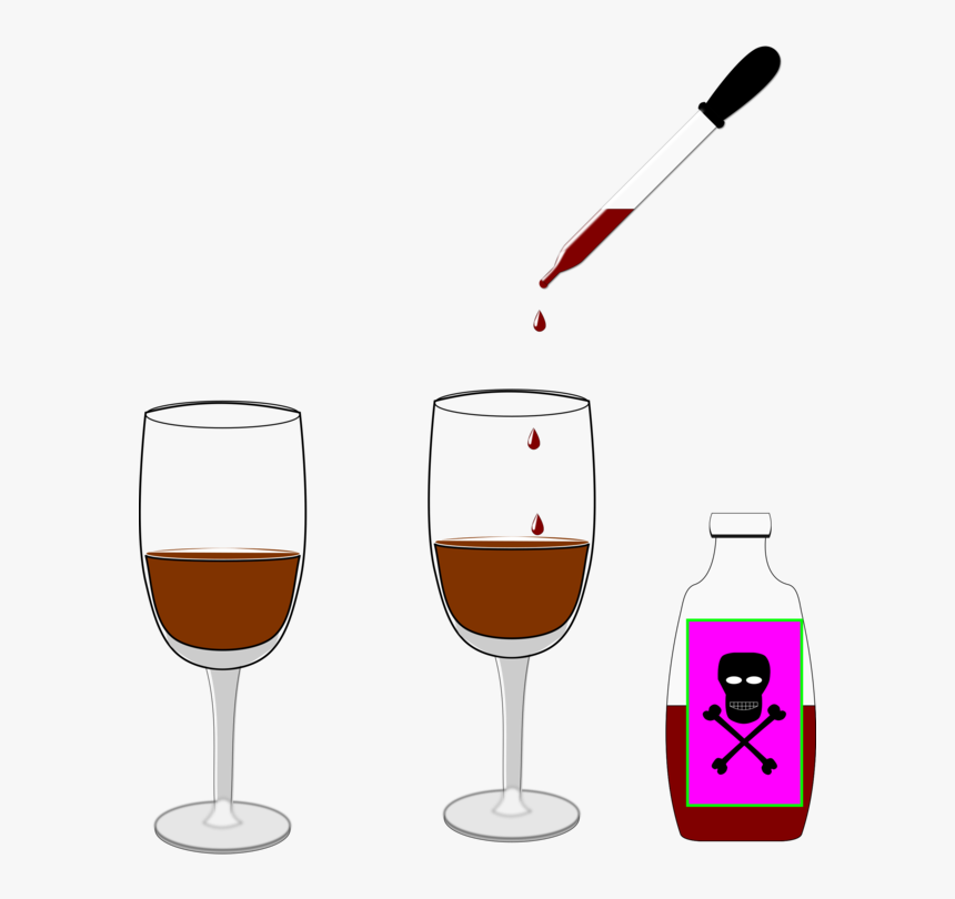 Transparent Wine Glass Icon Png - Poison Wine Clipart, Png Download