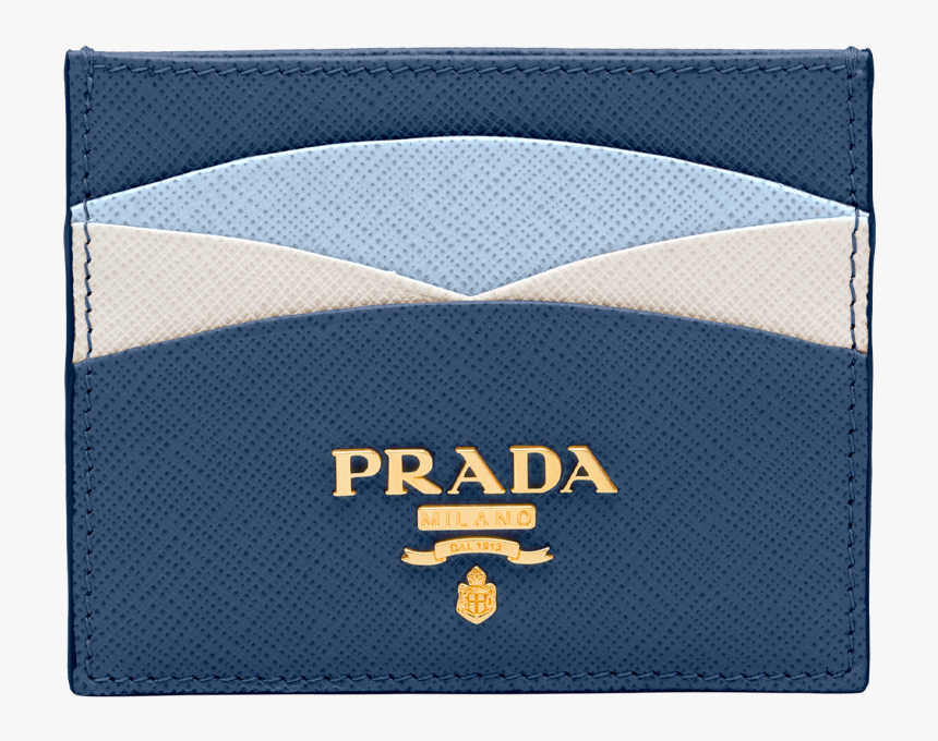 Saffiano Leather Credit Card Holder - Prada Wallet, HD Png Download