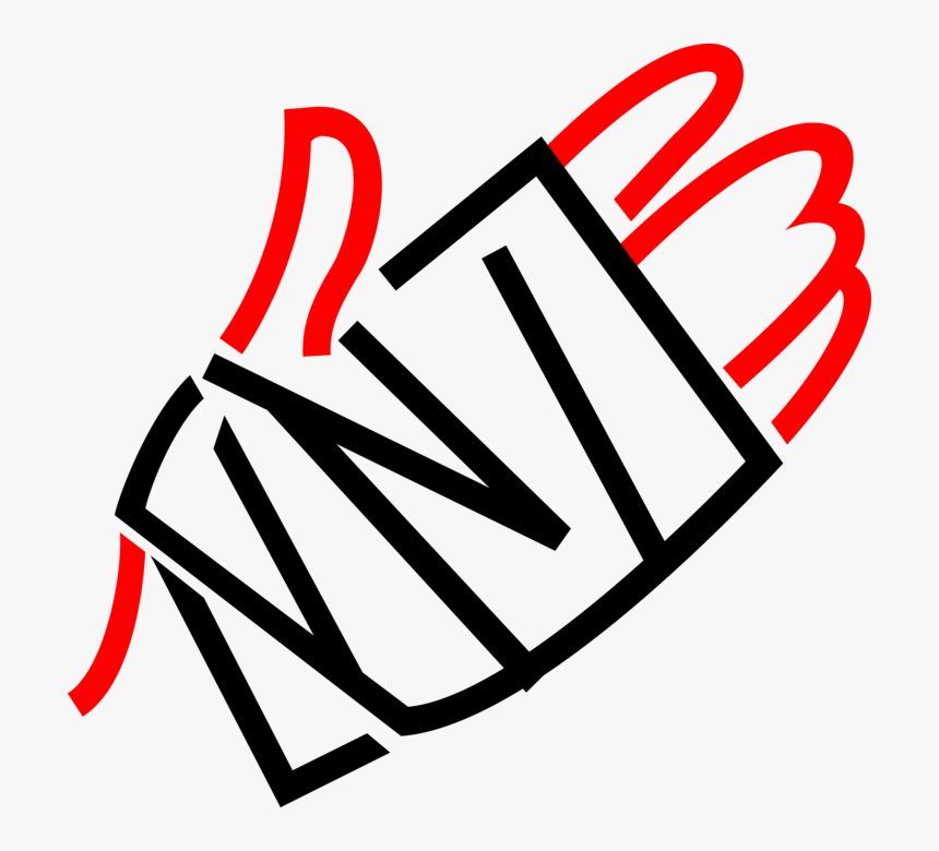 Vector Illustration Of Accident Victim S Broken Hand - Broken Hand Clipart, HD Png Download