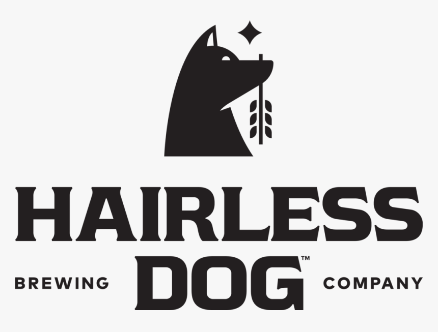 Hairlessdog Logo Full Black Cmyk - Graphic Design, HD Png Download