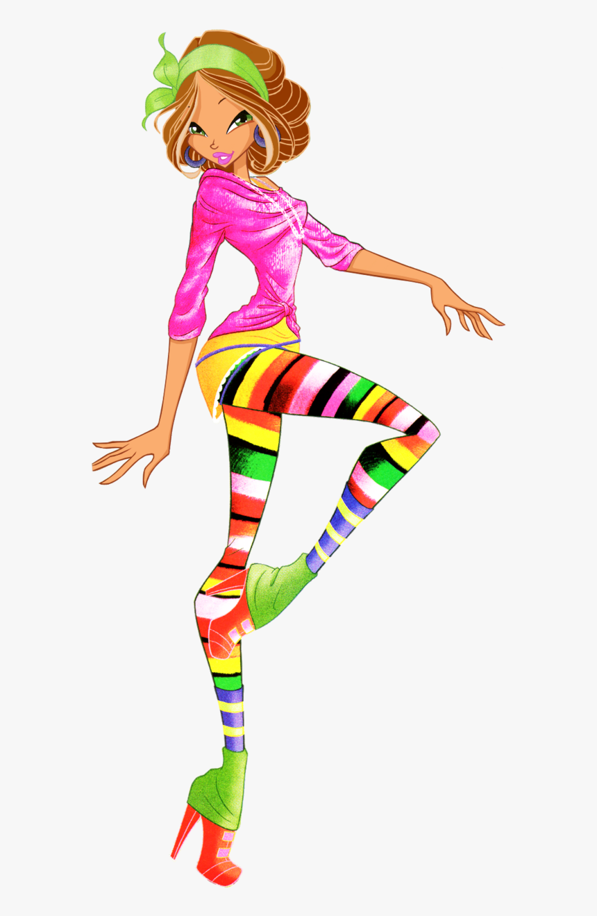 Flora Hip Hop Dance 2d Winx Club By Ineswinxeditions-d8videg - Winx Flora Hip Hop, HD Png Download