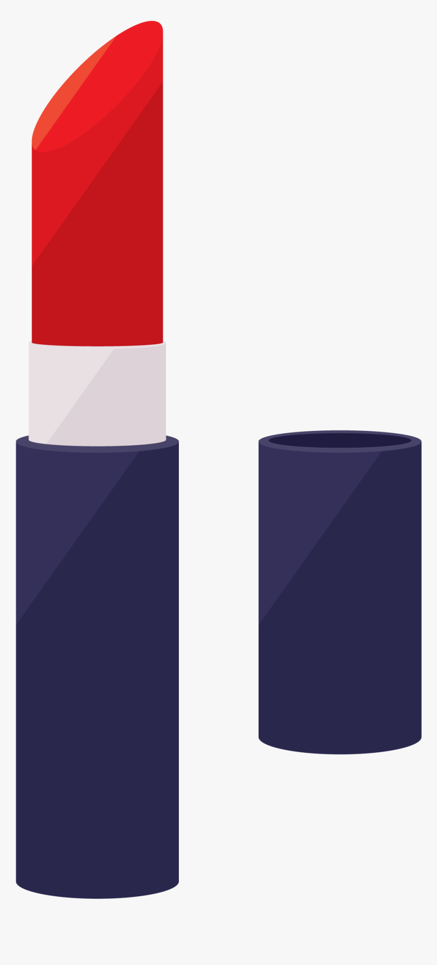 Lipstick Clipart Purple Lipstick - Illustration, HD Png Download