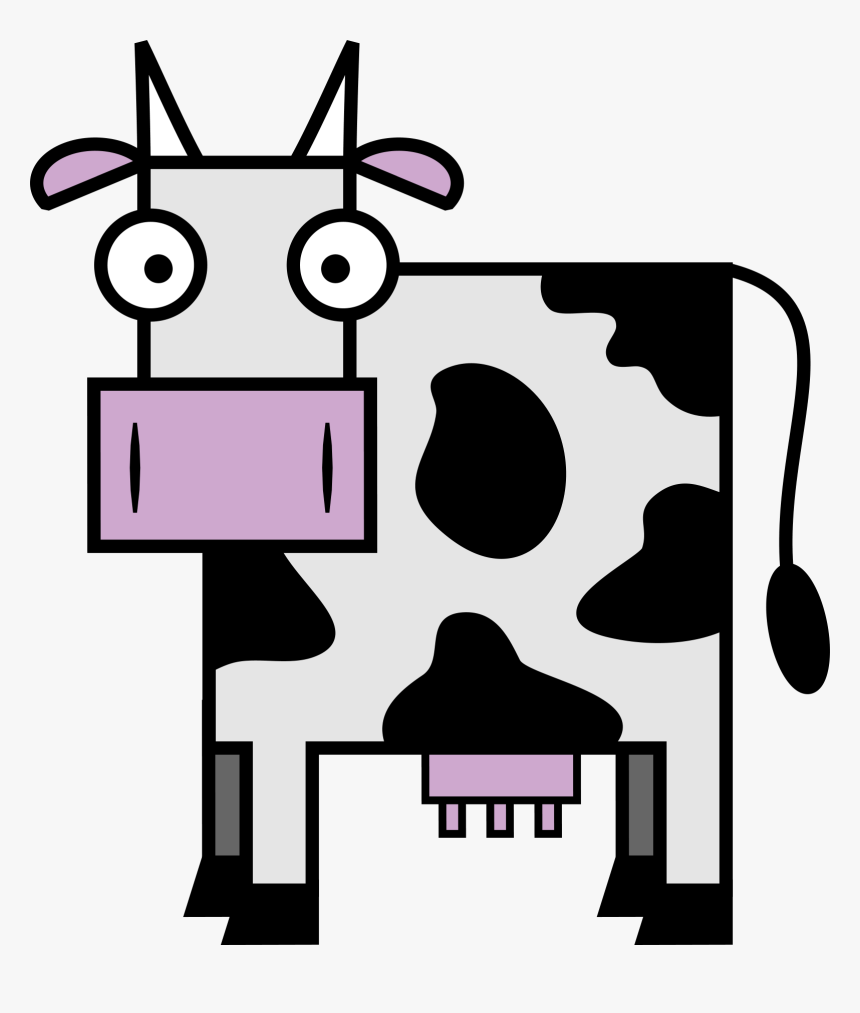 Squared Animal Icon Set [png] Png - Cow, Transparent Png