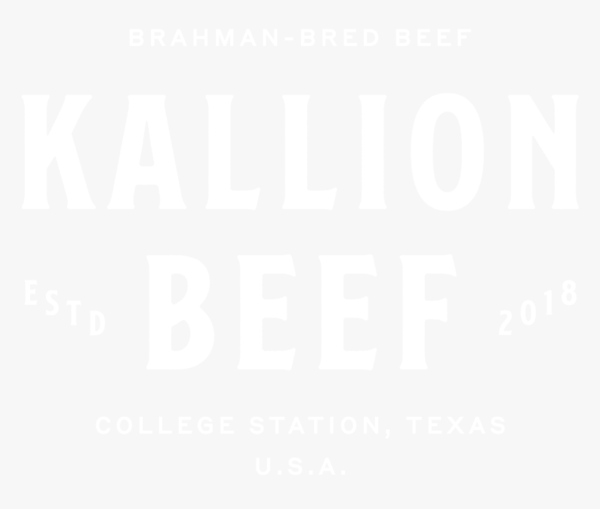 Kallion Beef Logo White Square - Johns Hopkins Logo White, HD Png Download