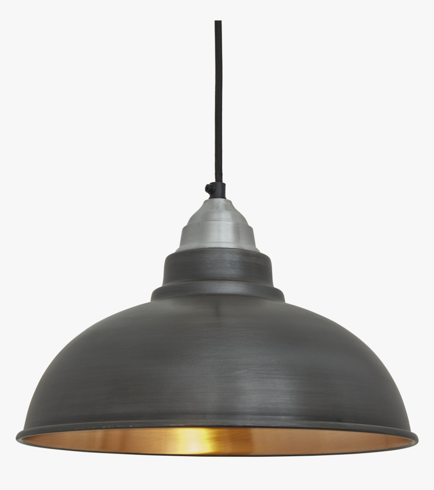 Black And Gold Hanging Lamp, HD Png Download
