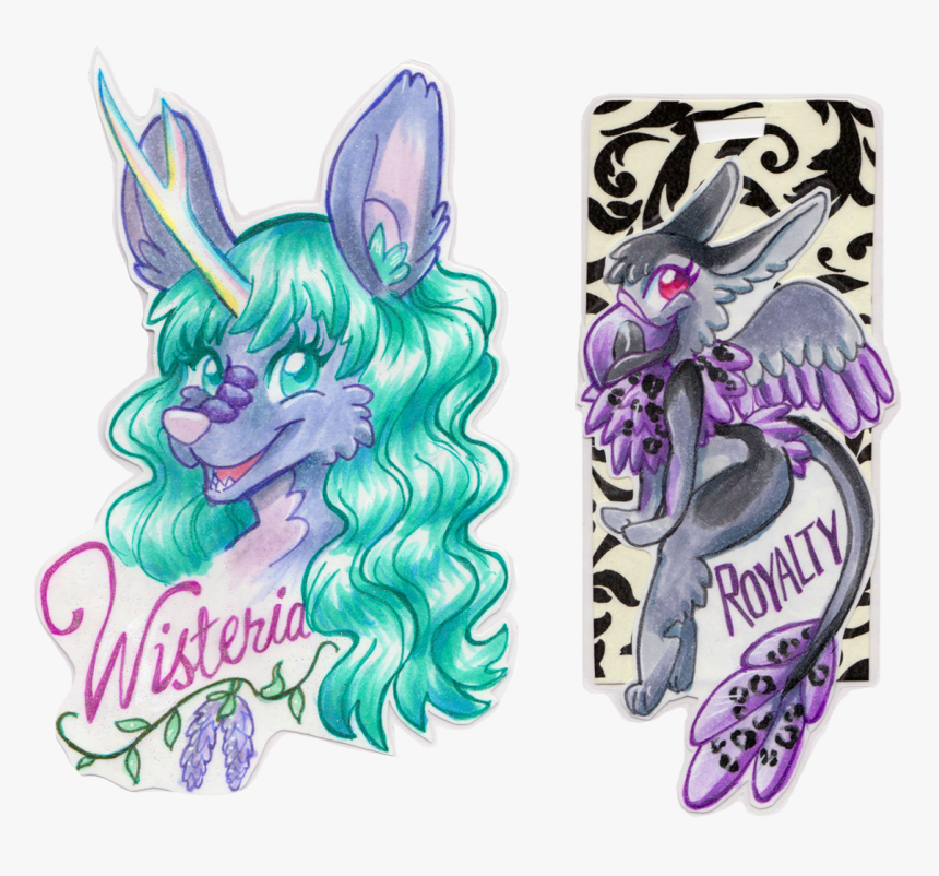 Wisteria And Royalty Badges - Illustration, HD Png Download