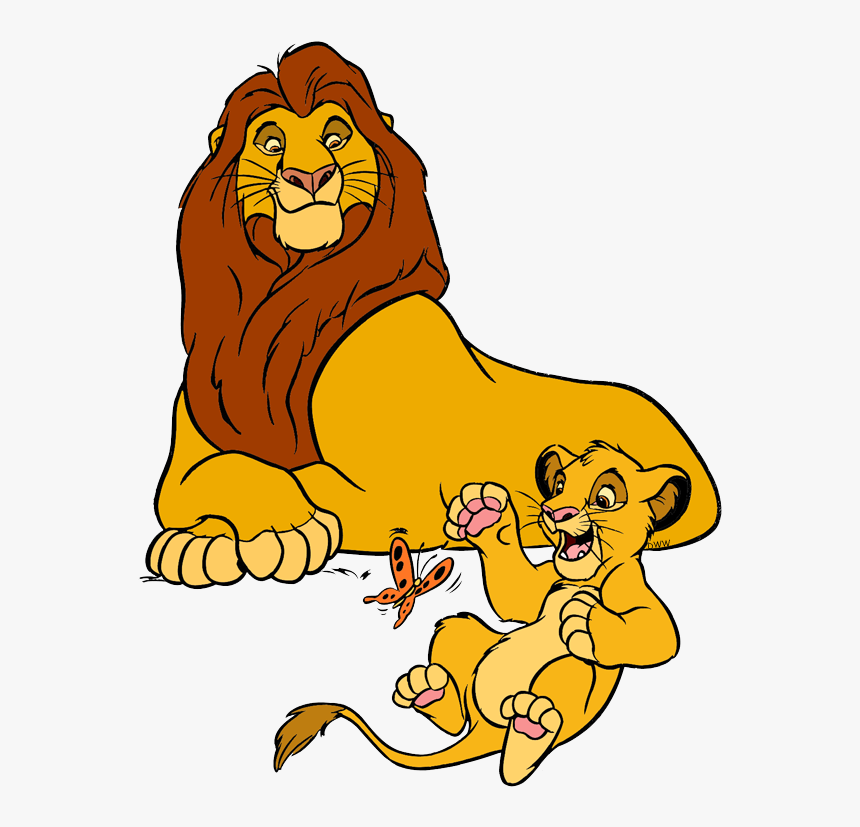 Simba And Mufasa Clipart, HD Png Download