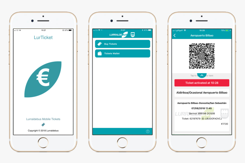 Masabi Announced That Lurraldebus, The Spanish Intercity - Iphone, HD Png Download