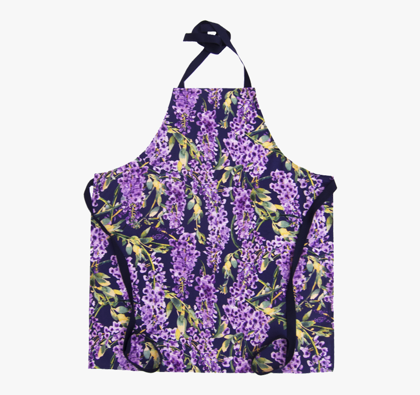 Wisteria Apron In Indigo - Iris, HD Png Download