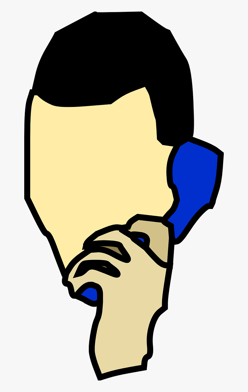 Animated Man Talking On The Phone, HD Png Download