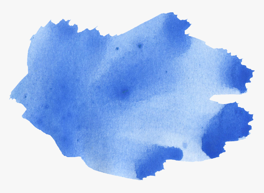 Blue Png Image - Paint Brush Stroke Watercolor, Transparent Png