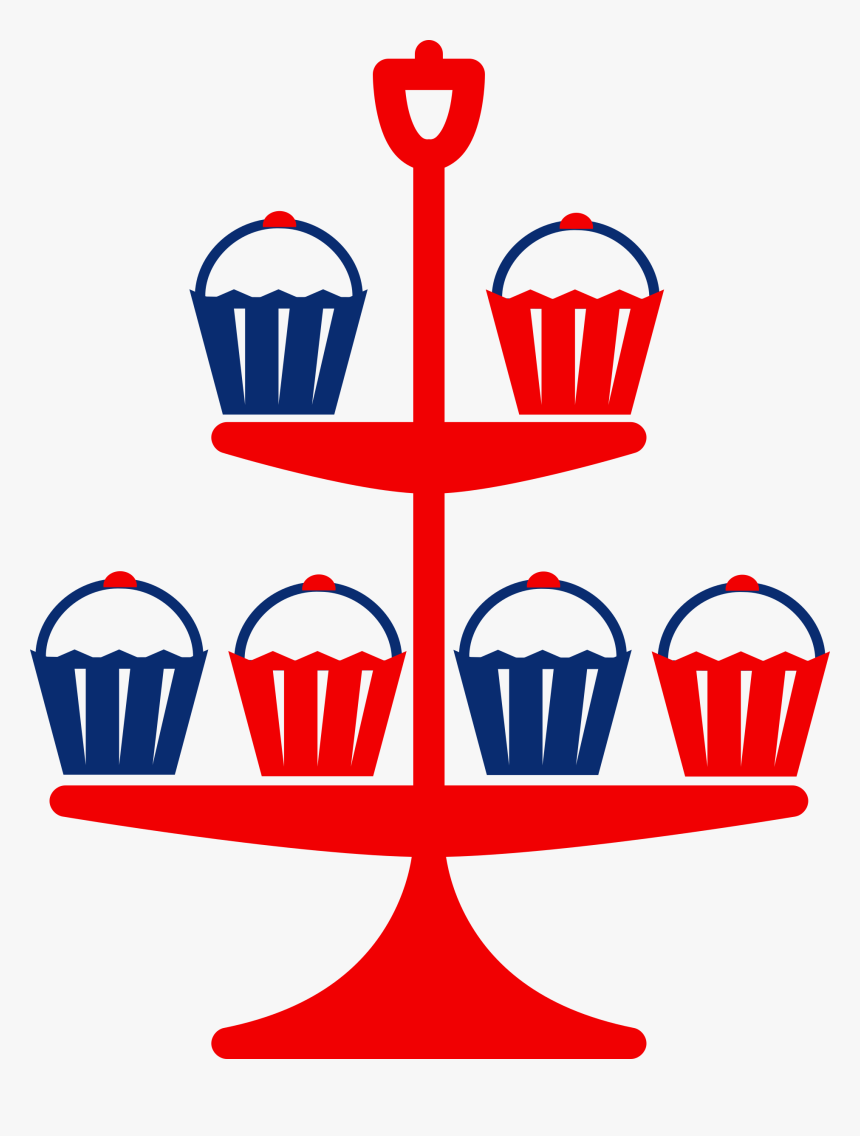 Jubilee Cake Stand Red Clip Arts Cup Cake Stand Png, Transparent Png