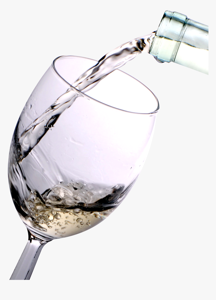 Pouring Wine Png Image - Pouring White Wine In A Glass, Transparent Png