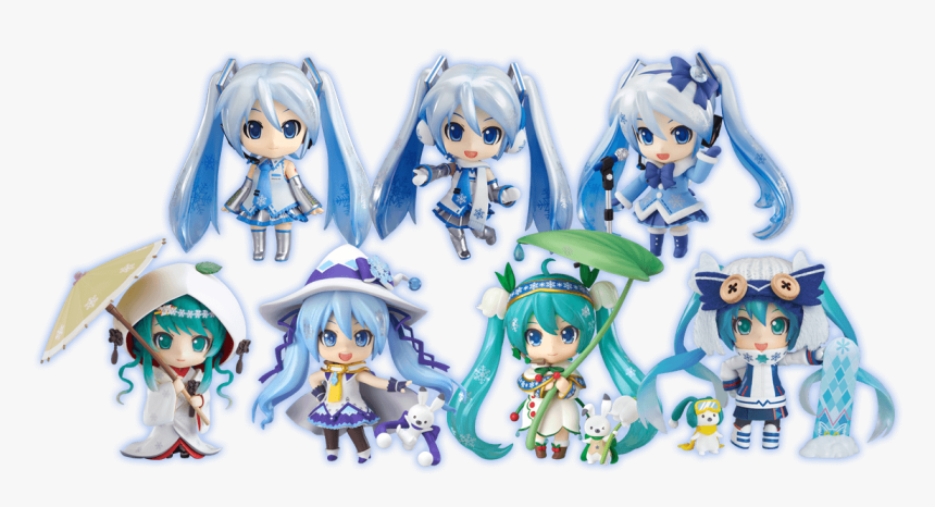 Snow Miku 2012 Original Costume Designed By Nanaka - Snow Miku All Years, HD Png Download