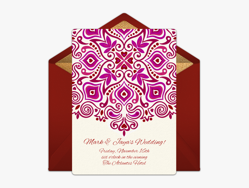 Mandala Invitations Online, HD Png Download
