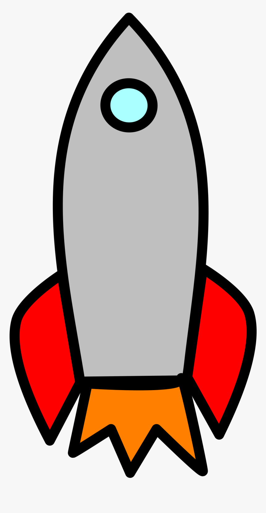 Big Rocket Blast Off One Window Clip Arts - Clip Art Rocket, HD Png Download