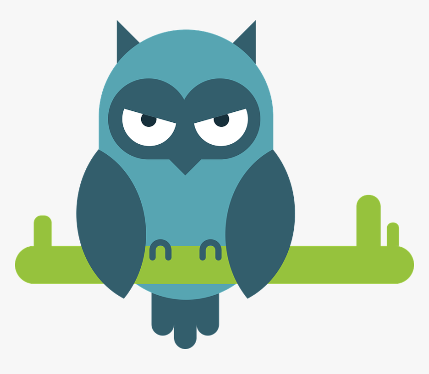 Owl, Comic, Animal Portrait, Animal Picture, Design - Owl Comic, HD Png Download