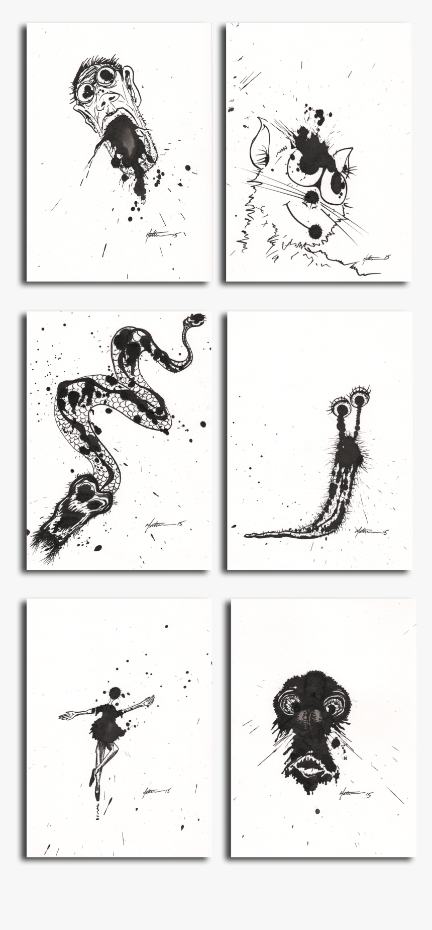 Sample Pages Ink Sketches - Illustration, HD Png Download
