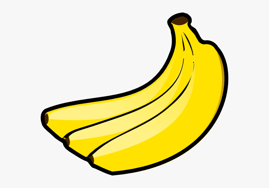 Bananas Clip Art At Clipart Library - Banana Clip Art, HD Png Download