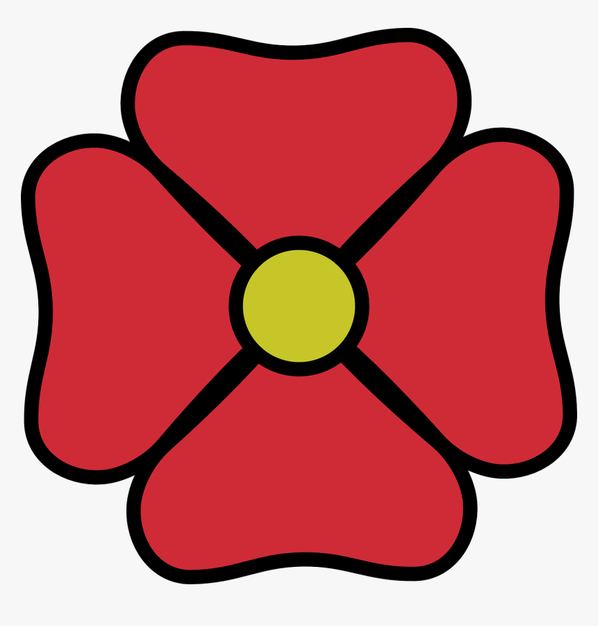 Red Flower Clipart, HD Png Download