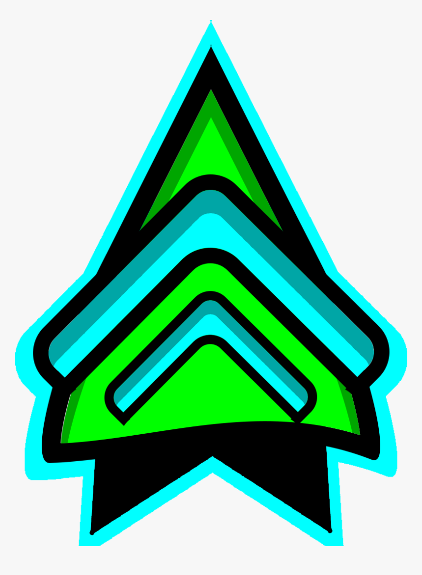 Colorful Waves Png Download - Wave Geometry Dash Png, Transparent Png