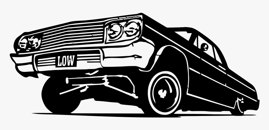 Chevrolet Impala Vintage Car Lowrider - Lowrider Png, Transparent Png