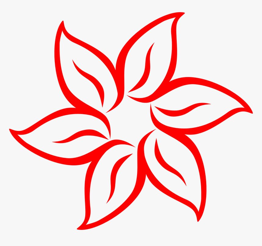 Star Flower Clipart, HD Png Download