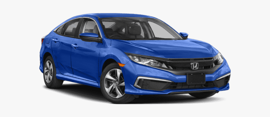 2019 Honda Civic Lx Blue, HD Png Download
