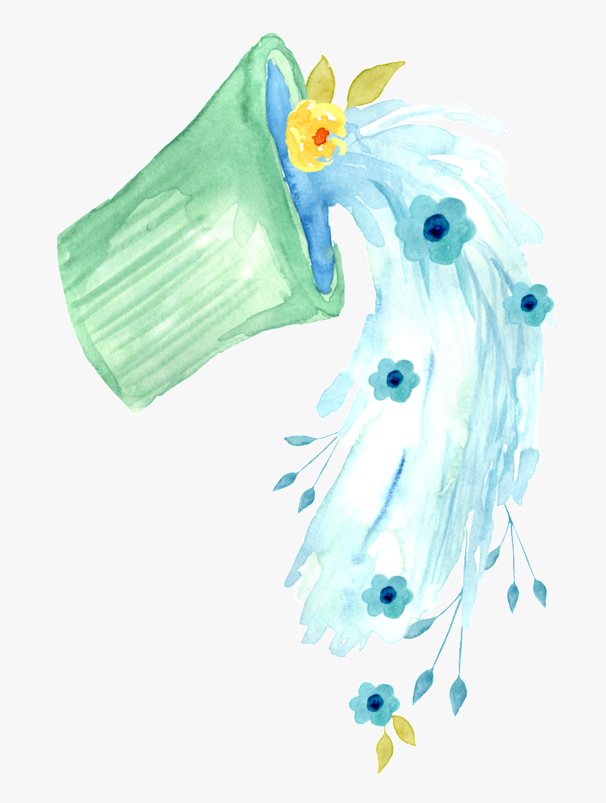 This Backgrounds Is Fresh Water Pouring Cartoon Transparent - Illustration, HD Png Download