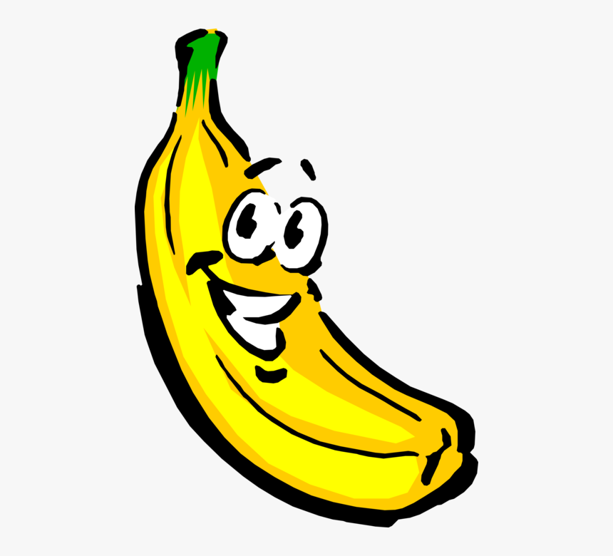 Clip Art Humanoid Image Illustration Of - Banana Png Vector, Transparent Png