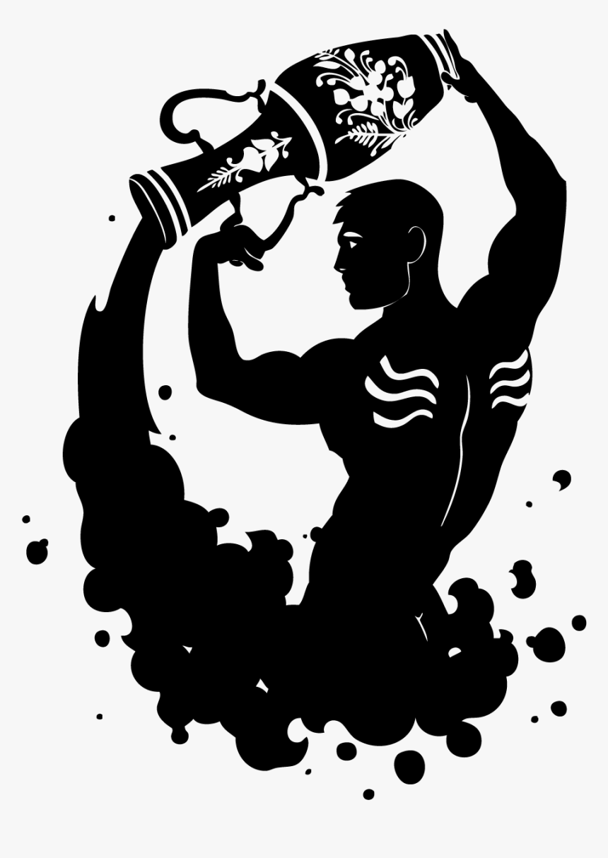 Aquarius Png - Water Bearer Male Aquarius, Transparent Png