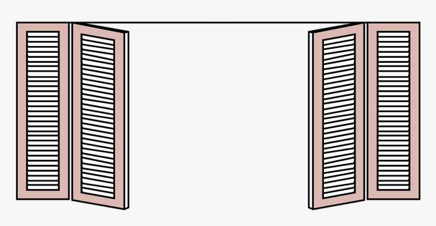 Shutters, Window, Wood, Interior, Exterior, Residential - Window Clip Art, HD Png Download