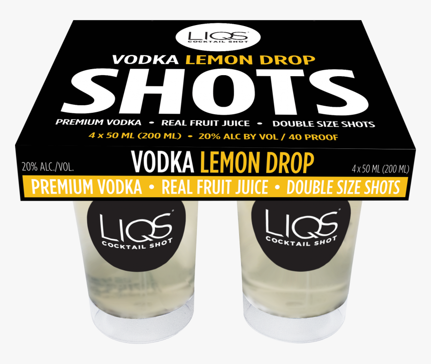Liqs Lemon Drop Shots, HD Png Download