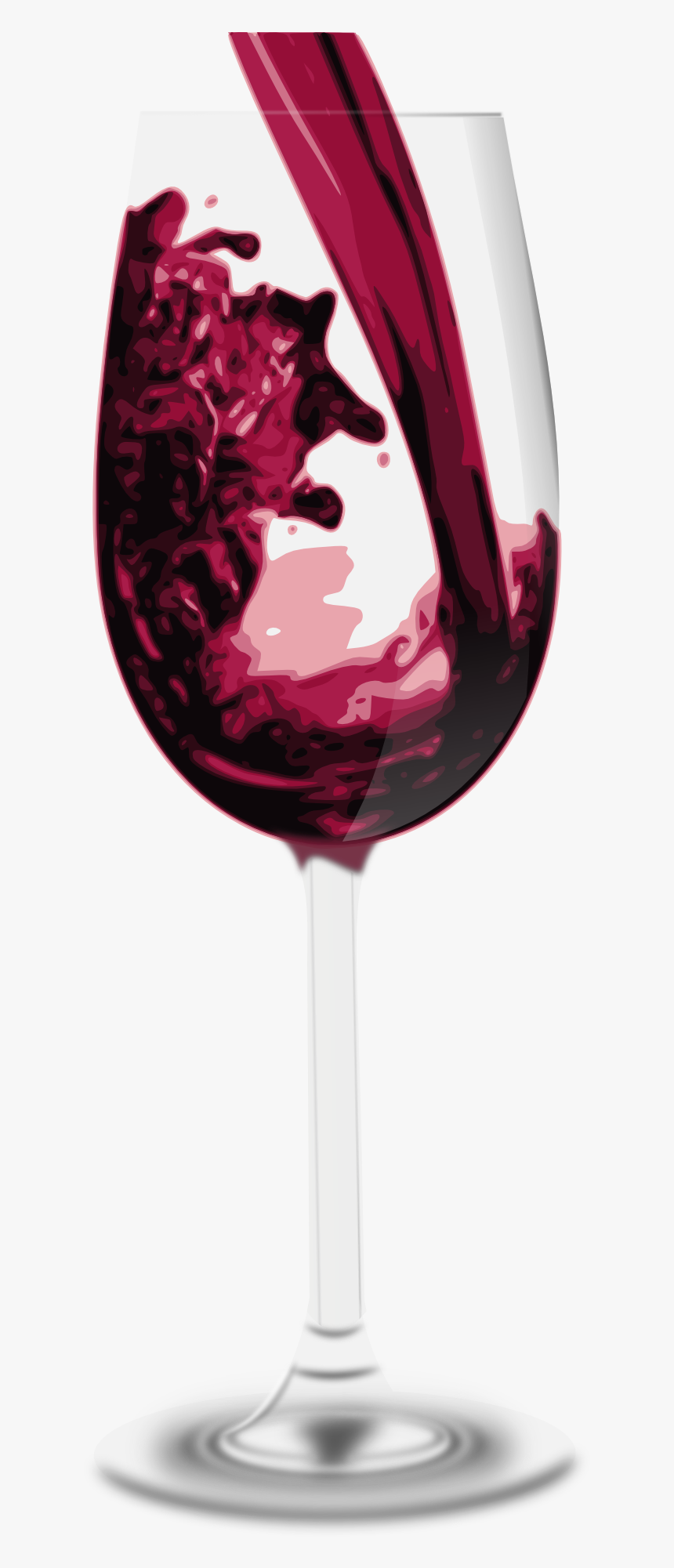 Red Wine In Glass Hd Png, Transparent Png