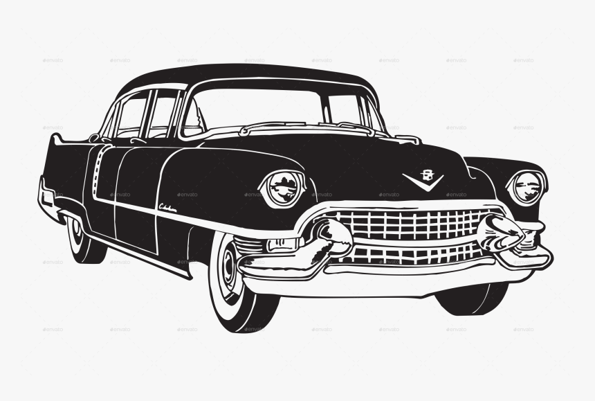 Vector Automotive Lowrider - Silhouette Of Sports Car, HD Png Download