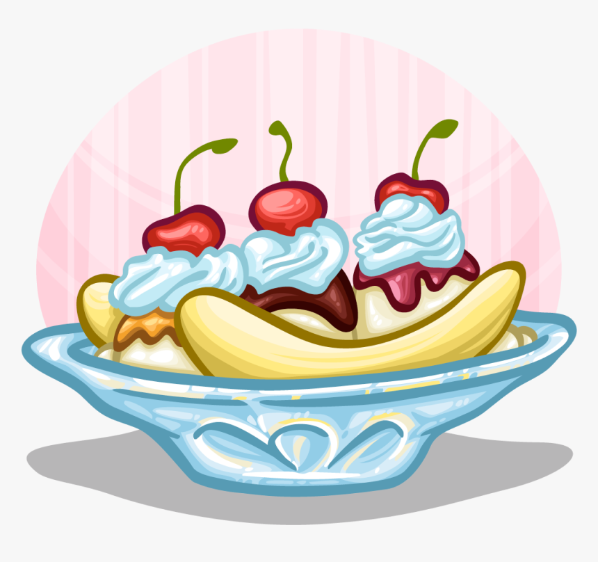 Banana Split Date Cartoon, HD Png Download