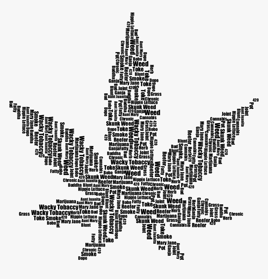 Medical Cannabis Hemp Joint Legality Of Cannabis - Black And White Cannabis Art, HD Png Download