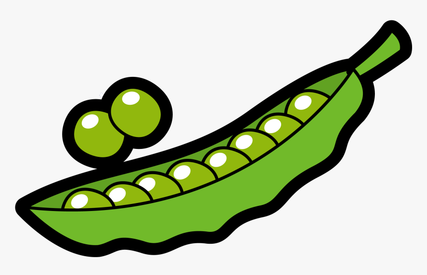 Snow Pea Vegetable Clip - Pea Clip Art, HD Png Download