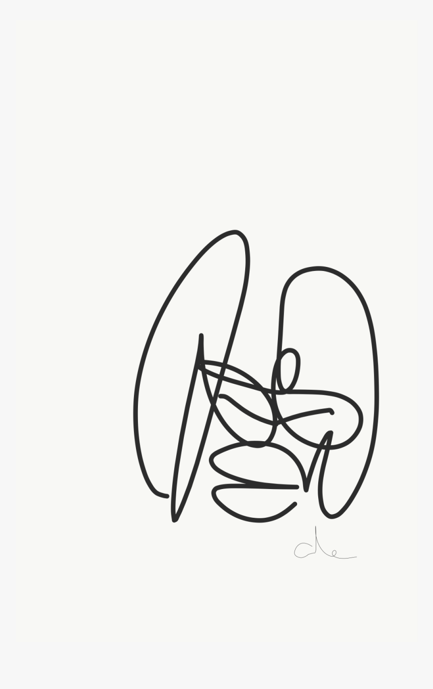 Chermelle Edwards Coffeetographer Art Blind Contour - Drawing, HD Png Download