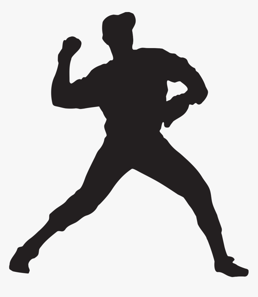 Baseball Pitcher Football Player Clip Art - Baseball Pitcher Clipart No Background, HD Png Download