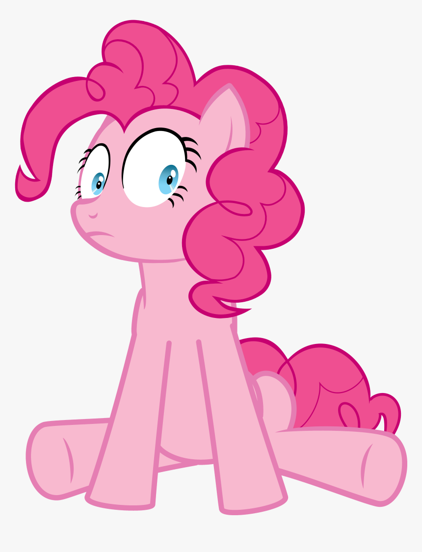 Pinkie Pie Pony Fluttershy Hair Pink Facial Expression - Mlp Pinkie Pie Scared, HD Png Download
