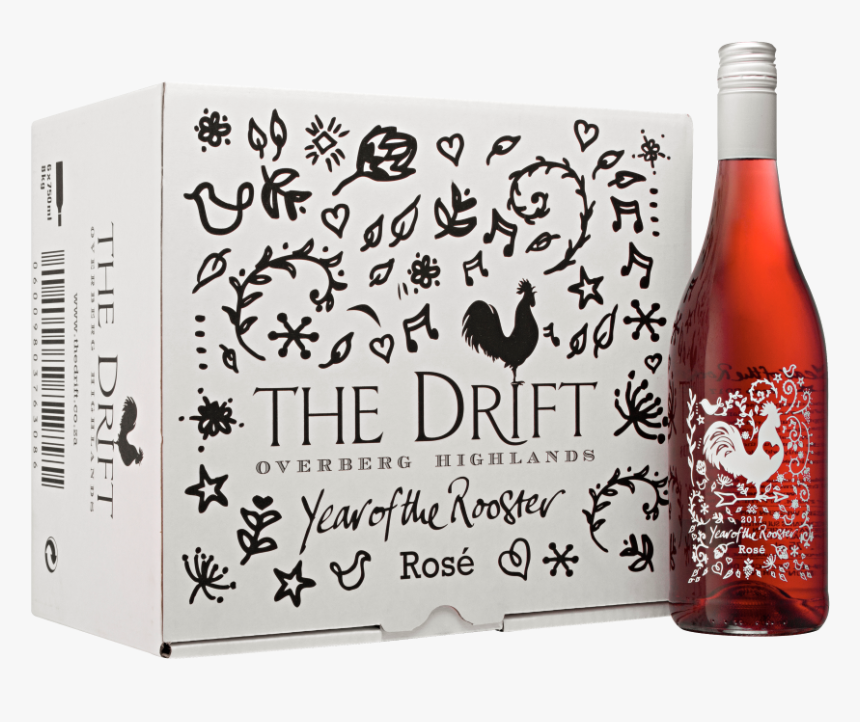 Year Of The Rooster Rosé Case - Glass Bottle, HD Png Download