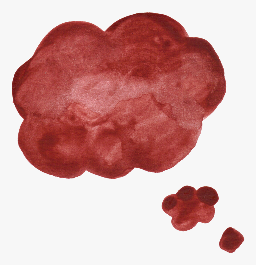 Brown Watercolor Speech Bubble - Old Speech Bubble Png, Transparent Png