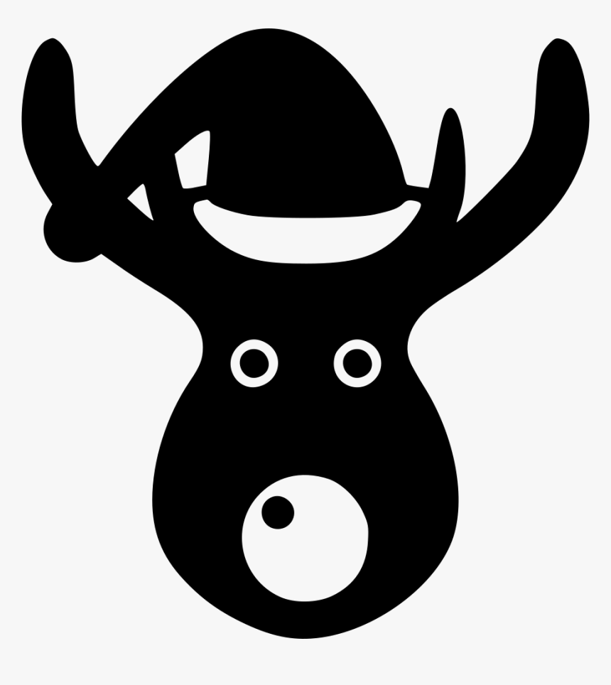 Christmas Deer Reindeer Winter Hat, HD Png Download
