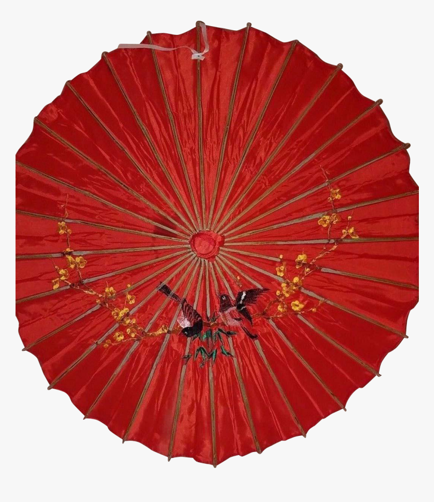 Japanese Vintage Waxed Rice Paper And Bamboo Wagasa - Umbrella, HD Png Download