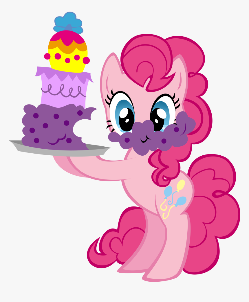 Pinkie Pie With Cake, HD Png Download
