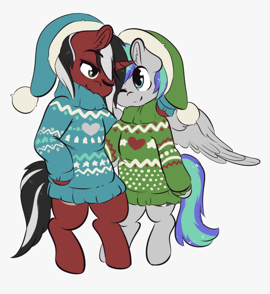 Wickedsilly, Christmas, Clothes, Commission, Cute, - Cartoon, HD Png Download